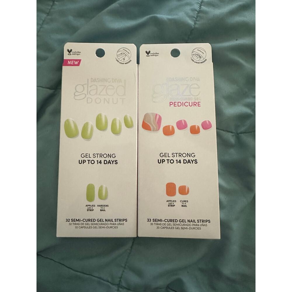 2 Dashing Diva sets Nail and Toenail